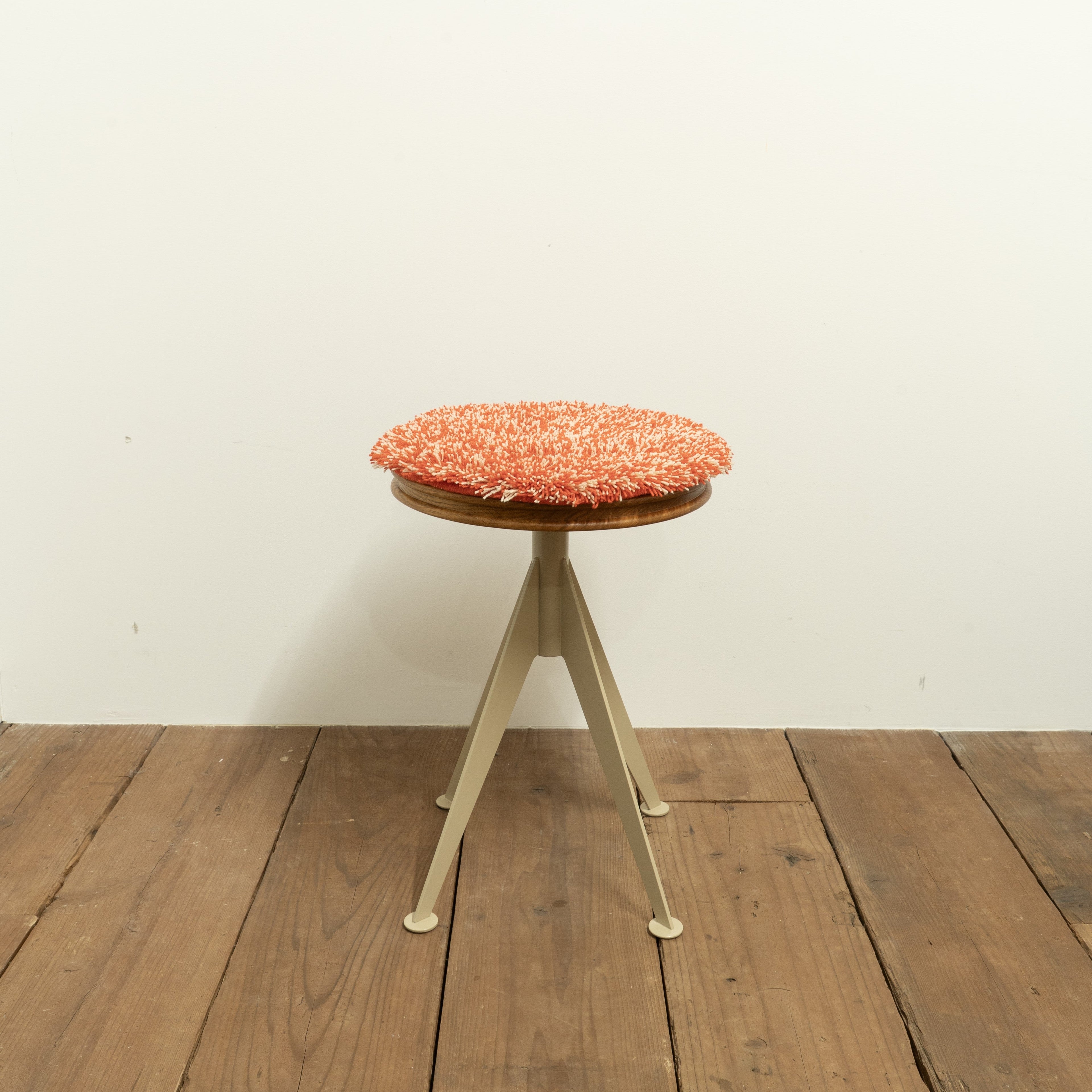 ROOM Heather Chair Rug - Red Orange
