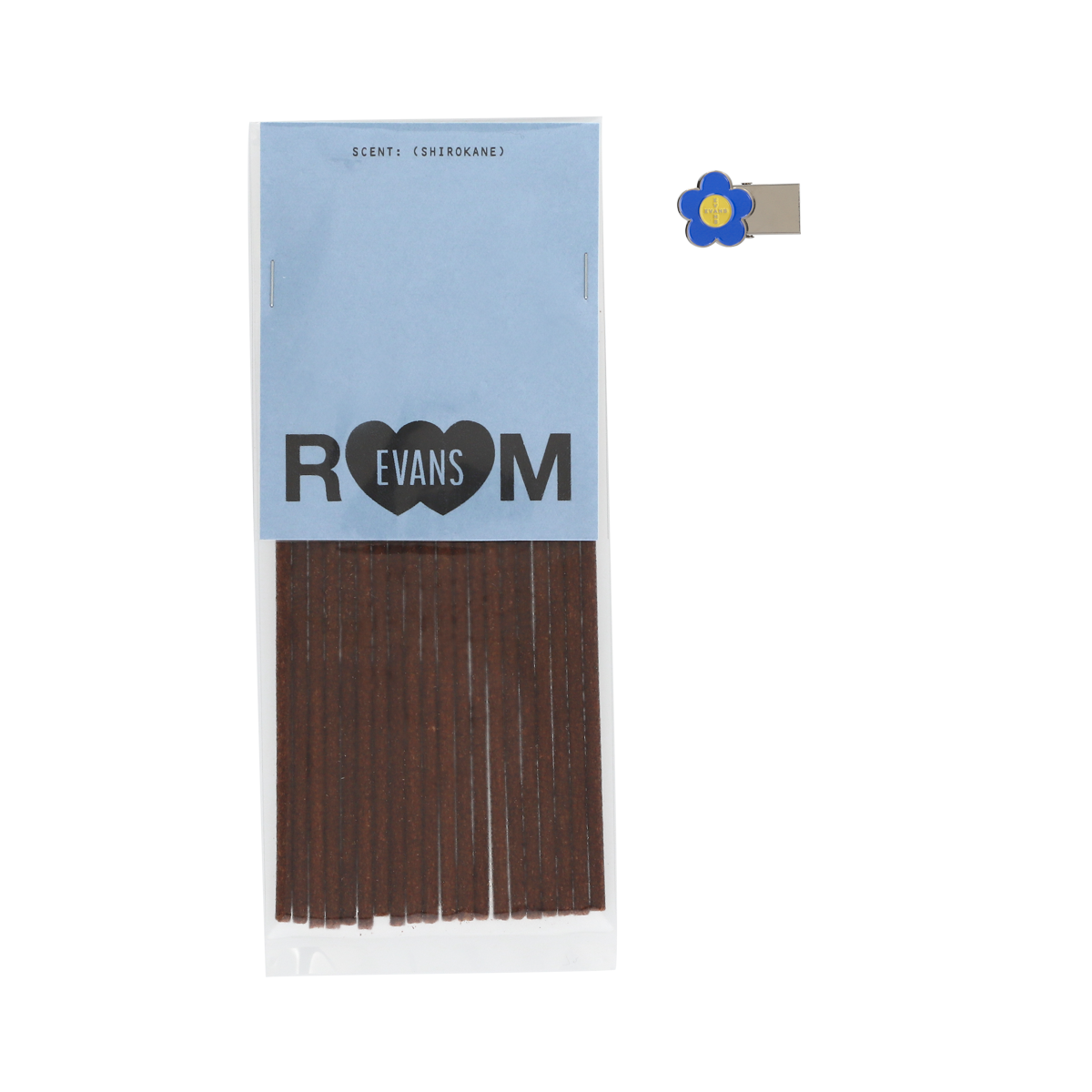 ROOM Scent - Shirogane + Flower Incense Clip